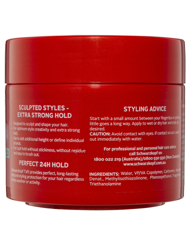 Taille rouge de gel Taft 250g x 1