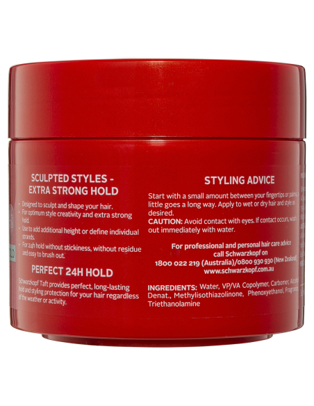 Taille rouge de gel Taft 250g x 1