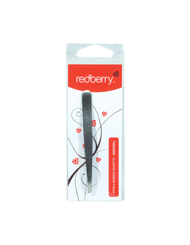 Tweezer Slant Tip Satin Finish x 1