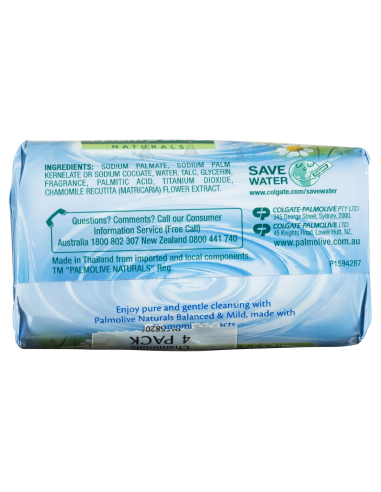 Palmollve Naturals Sapone bianco 4 pack x 1