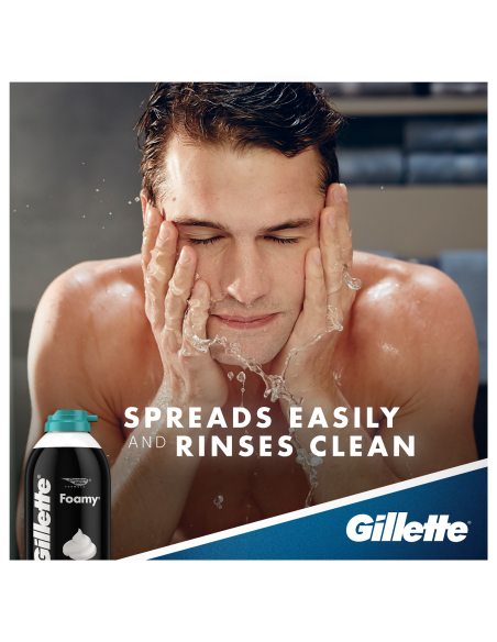 Gillette Sensible de mousse sensible à 250g x 1