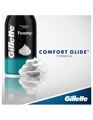 Gillette Sensible de mousse sensible à 250g x 1