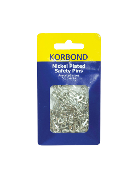 Korbond Silver Safety Pins x 1