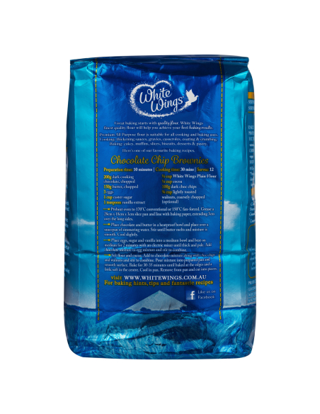 White Wings Plain Flour 1kg x 1 White Wings Plain Flour 1kg x 1