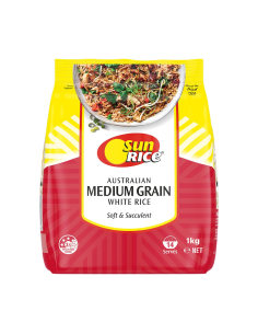 Sunrice Grain moyen blanc 1kg x 1