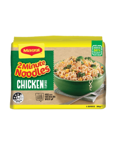 Maggi Fideos 2 min de pollo 5 Pack X 1