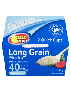 Sunrice Szybki kubek biały 250g x 1 2