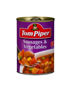 Tom Piper Sausages & Vegetables 400g x 1