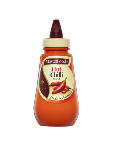 Masterfoods Hot Chilli Sauce 250ml x 1 Masterfoods Hot Chilli Sauce 250ml x 1