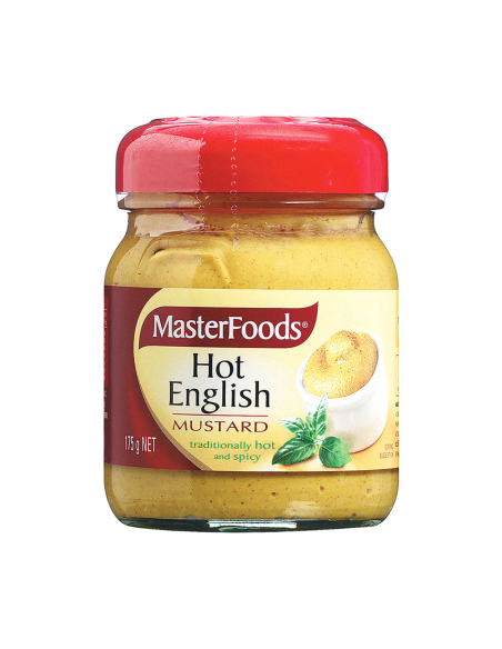 Masterfoods Mustard Hot English 175g x 1