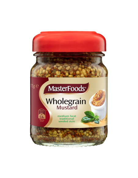Masterfoods Musztarda pełnoziarnista 175g x 1