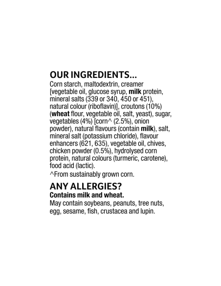 Continental Crouton Cre crémy maïs poulet 60g x 1