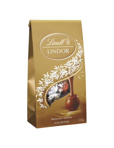 Lindt Lindor Sortierte Taschen 125g x 8