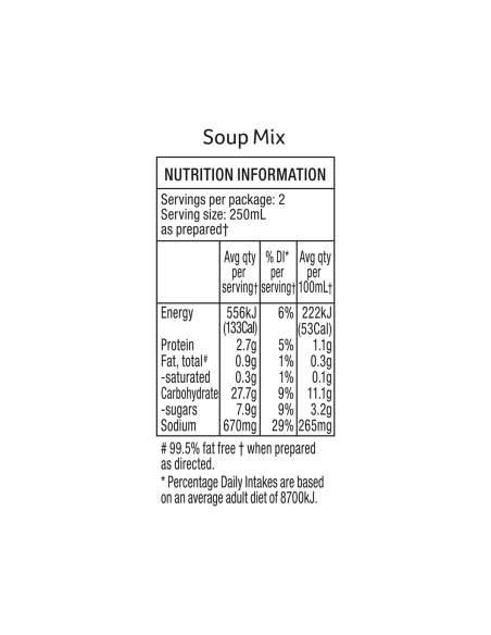 Continental Tasse Eine Suppe italienischer Minestrone 75g x 1