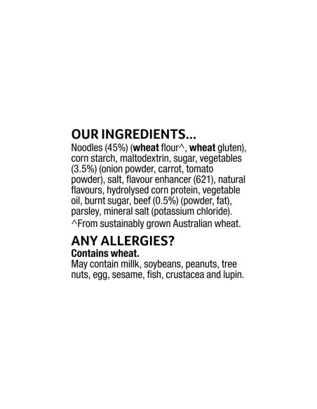 Continental Puchar zupy zupy z makaronem wołowiny 55g x 1