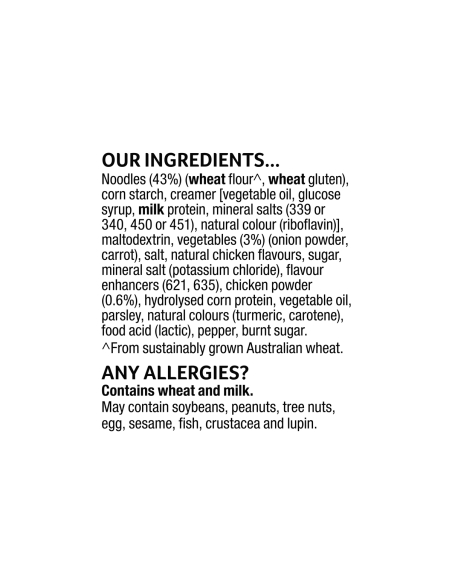 Continental Lots Noodle Cream Chicken 60g x 1