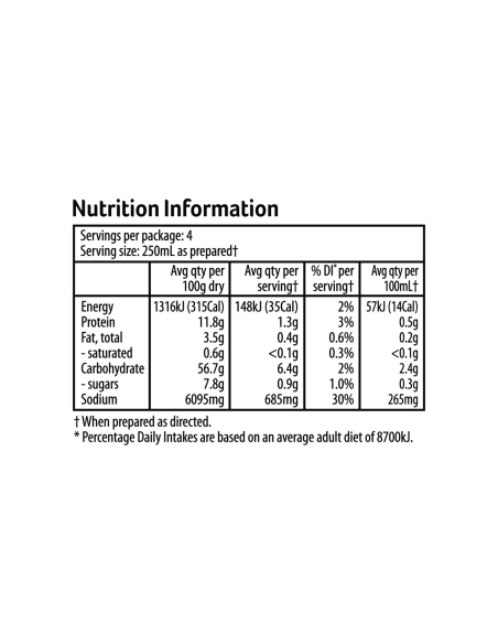 Continental Packet Soup Chicken Noodle 45g x 1