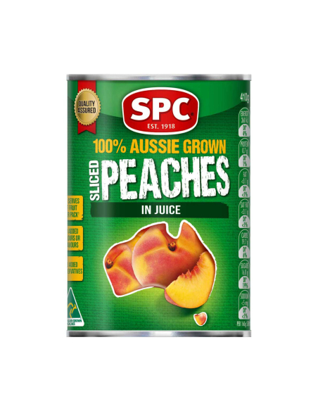 Spc Tranches de pêche dans le jus 410g x 1