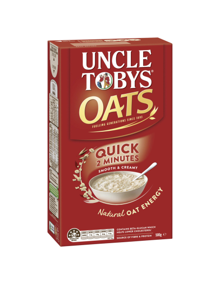 Uncle Tobys Avena rápida 500 g x 1 Uncle Tobys Avena rápida 500 g x 1