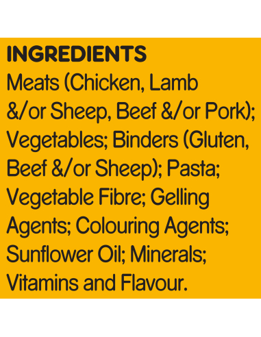 Pedigree Légumes de pâtes d'agneau 700g x 1