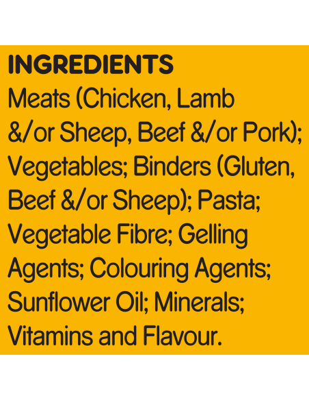 Pedigree Vegetales de pasta de cordero 700g x 1