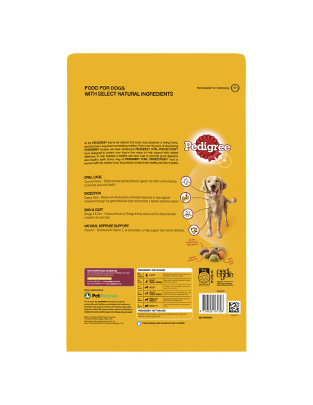 Pedigree Adult Beef 3kg x 1 Pedigree Adult Beef 3kg x 1