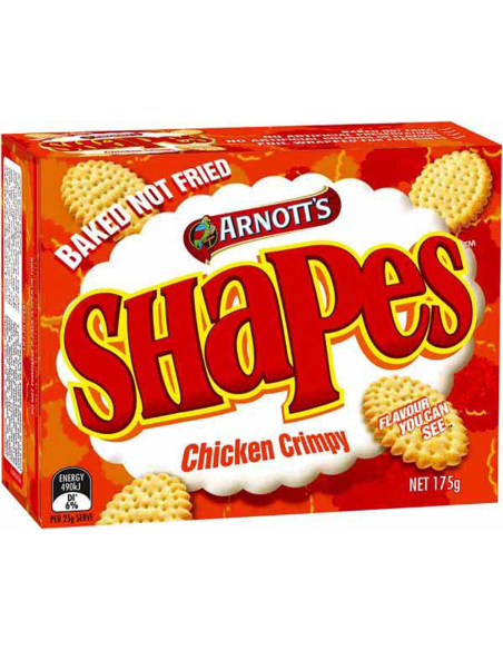 Arnotts Shapes Chicken Crimpy 175g x 1