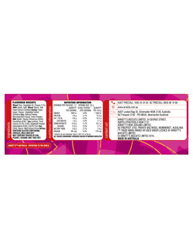 Arnotts Formenkäse und Speck 180g x 1