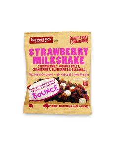 Harvest Box Aardbei milkshake 45g x 10