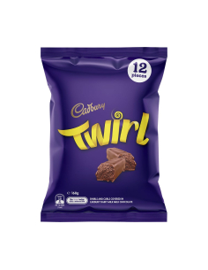 Cadbury 中型バッグTwirl 168G×1