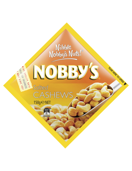 Nobbys Gesalzene Cashews 150g x 12
