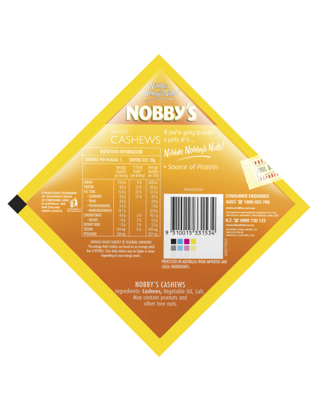Nobbys Anacardos salados 150g x 12