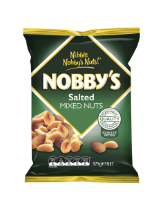 Nobbys Salt Mixed Nuts 375g x 12