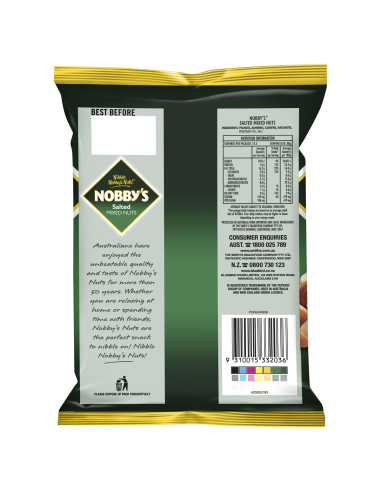 Nobbys Noix mélangées de sel 375g x 12