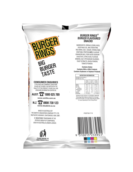 Burger Anneaux 45g x 18