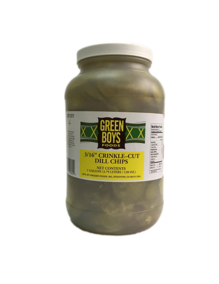 Green Boy Cruca cut Dill Pickle 3.79L x 1