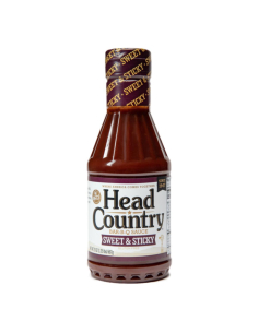 Head Country Zoete en kleverige BBQ-saus 566G x 1