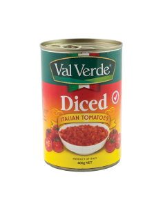 Val Verde Pokryty w kostkę pomidory 400g x 1