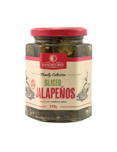 Sandhurst Tranches jalapenos 270g x 1
