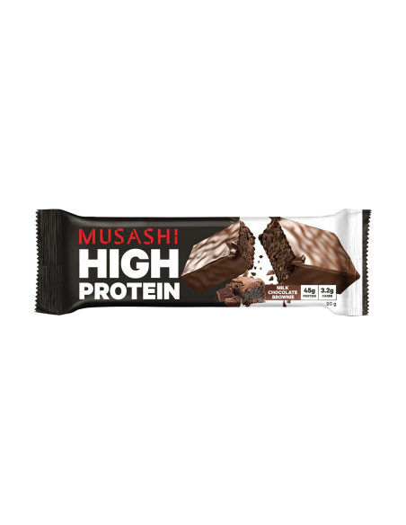 Musashi Hohe Protein-Schokoladen-Brownie 90g x 12