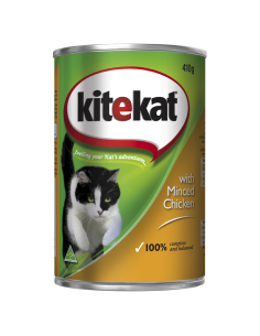 Kitekat Minced Chicken 410g x 1