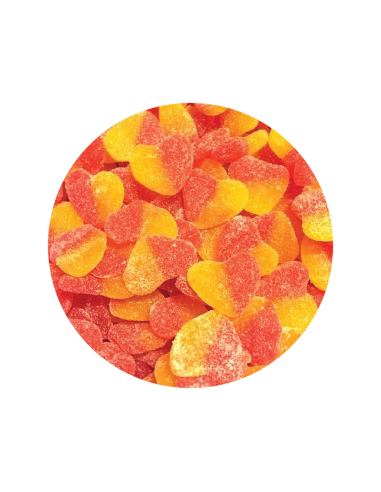 Bulk Trolli Sour Peach Hearts 2kg x 1