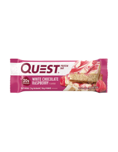 Quest Bar Blanc Chocolat Framboise 60g x 12