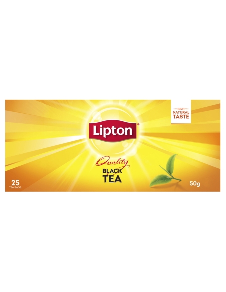 Lipton Bolsas de té negro 25 Pack x 1