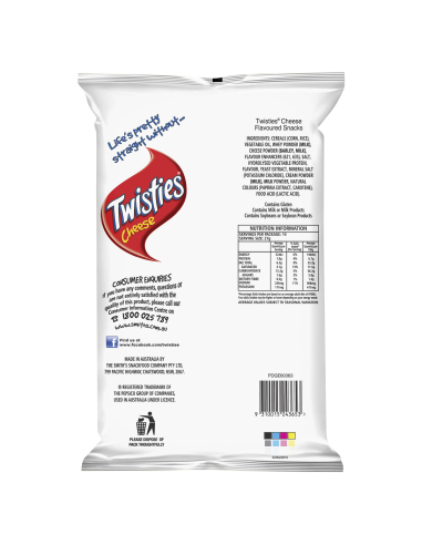 Queso Twisties 270G x 1