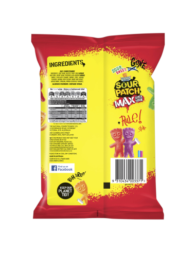 Sour Patch Paquete a mano 170g x 12