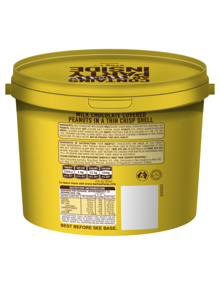 M & M's Erdnuss-Eimer 575g x 6