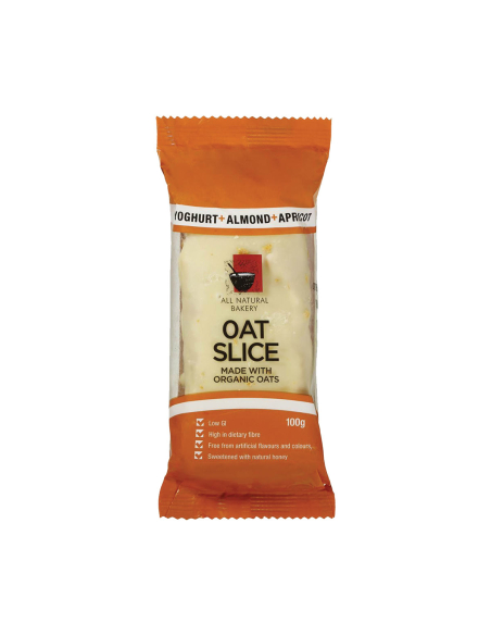 Oat Slice Yoghurt Almond Apricot 100g x 14
