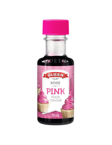 Queen Colorant de pastís de color rosa 50ml x 1