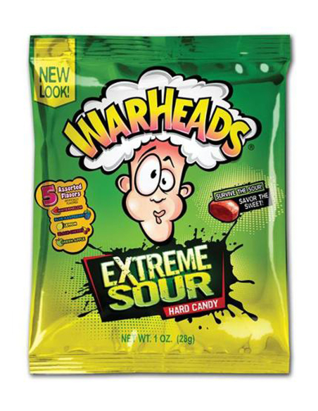 Warheads Candat acide extrême 28g x 12